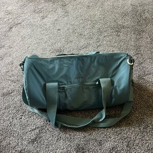 adidas Teal Duffel Bag with Yellow Interior Pocket